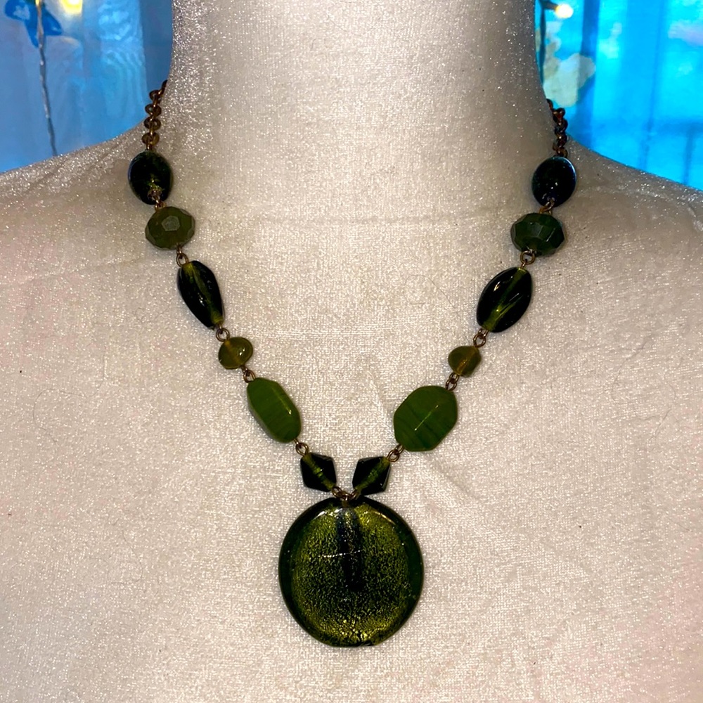 Vintage Glass Bead Necklace